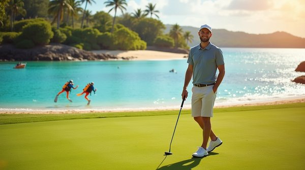 Des vacances sportives à l'Île maurice : golf, plongée et aventure